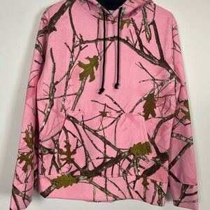 Realtree Pink and Black Camouflage Hoodie